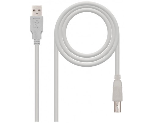 CABLE USB 2.0 IMPRESORA TIPO A/M-B/M 1.8 M NANOCABLE