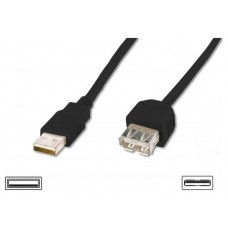 Nanocable - Cable alargador USB 2.0 de 1,8m conexion