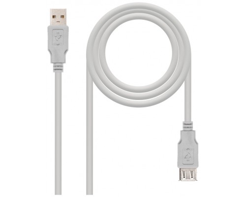 CABLE USB 2.0 TIPO A/M-A/H 3.0 M NANOCABLE 10.01.0204