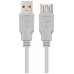 CABLE USB 2.0 TIPO A/M-A/H 3.0 M NANOCABLE 10.01.0204