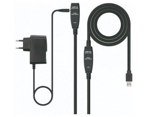 CABLE DE EXTENSION USB TIPO A/M-A/H 10M NANOCABLE (Espera 4 dias)