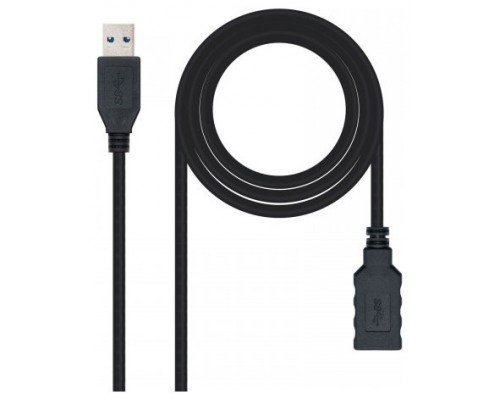 CABLE USB 3.0 TIPO AM-AH NEGRO 2.0 M NANOCABLE