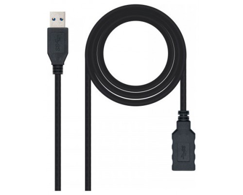 Nanocable Cable USB 3.0 Tipo A/M-A/H Negro 3.0 m