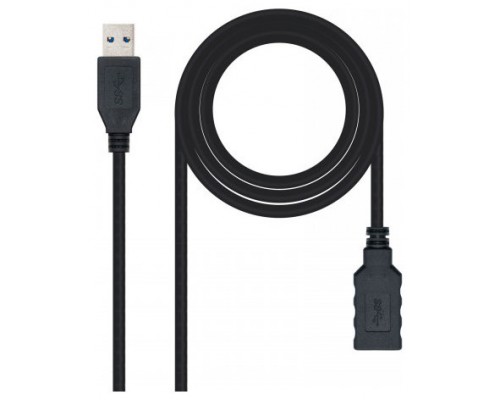 Nanocable - Cable alargador USB 3.0 - Tipo A/M-A/H -