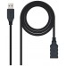 Nanocable Cable USB 3.0 Tipo A/M-A/H Negro 3.0 m