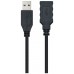 Nanocable Cable USB 3.0 Tipo A/M-A/H Negro 3.0 m