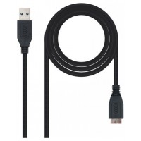 CABLE USB 3.0 TIPO A/M-MICRO B/M NEGRO 1.0 M NANOCABLE