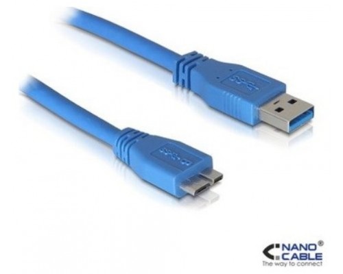 CABLE USB 3.0 TIPO A/M-MICRO B/M AZUL 2.0 M NANOCABLE