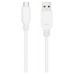 CABLE USB 2.0 3A TIPO USB-CM-AM BLANCO 0.5M NANOCABLE