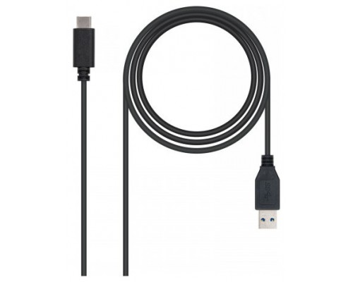 CABLE USB 3.1 GEN2 10GBPS 3A TIPO USB-CM-AM NEGRO 1.0M