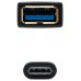 Nanocable Cable USB 3.1 Gen1 3A, USB-C/M-A/F, 15cm