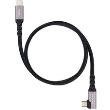 Nanocable Cable USB-C 3.2 GEN2 Acodado 100W 0.5 M-SX3 Nanocable Cable USB-C 3.2 GEN2 Acodado 100W 0.5 M