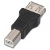 ADAPTADOR USB TIPO A/H - B/M NEGRO NANOCABLE (Espera 4 dias)