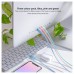 PACK 3 CABLES LIGHTNING A USB 2.0 1 M ROSA/AZUL/VERDE MALLADOS NANOCABLE (Espera 4 dias)