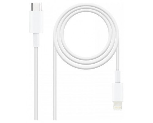 CABLE LIGHTNING A USB-C, 2M NANOCABLE (Espera 4 dias)