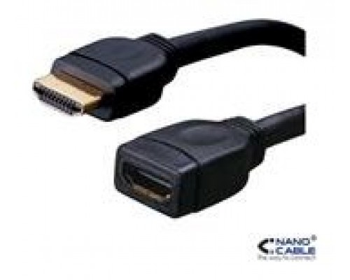 Nanocable HDMI, 1m cable HDMI HDMI tipo A (Estándar) Negro (Espera 4 dias)