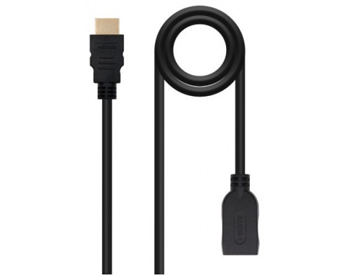 CABLE HDMI PROLONGADOR V2.0 AM-AH NEGRO 3.0 M