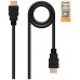 CABLE HDMI V2.0 4K 60HZ 18GBPS AM-AM NEGRO 0.5 M
