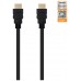 CABLE HDMI V2.0 4K 60HZ 18GBPS AM-AM NEGRO 0.5 M