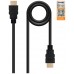 CABLE HDMI V2.0 (ALTA VELOCIDAD) 4K A/M-A/M 3M NEGRO