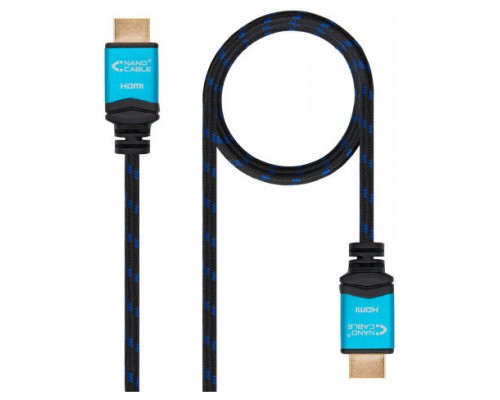 CABLE HDMI V2.0 4K 60HZ 18GBPS AM-AM NEGRO 1.0 M