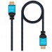 CABLE HDMI V2.0 4K 60HZ 18GBPS AM-AM NEGRO 1.0 M