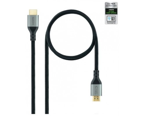 CABLE HDMI 2.1 CERTIFICADO ULTRA HS M-M NEGRO 3M