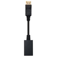 CONVERSOR DISPLAYPORT A HDMI DP/M-HDMI/H NEGRO 15 CM