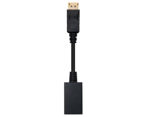 CONVERSOR DISPLAYPORT A HDMI DP/M-HDMI/H NEGRO 15 CM