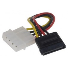 CABLE SATA ALIMENTACION 5.25 MOLEX 4PIN M-SATAH 16CM