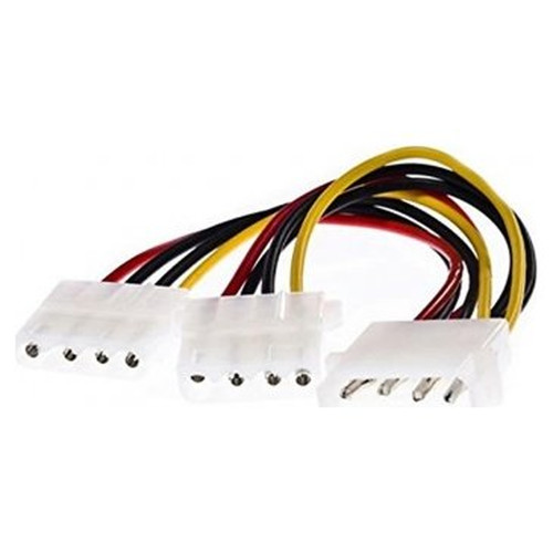 4-pin Molex - 2 x 4-pin Molex, M/F, 0.2 m-SX1 4-pin Molex - 2 x 4-pin Molex, M/F, 0.2 m