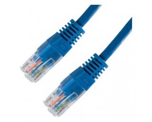 CABLE RED LATIGUILLO RJ45 CAT.5E UTP AWG24 AZUL 0.5 M
