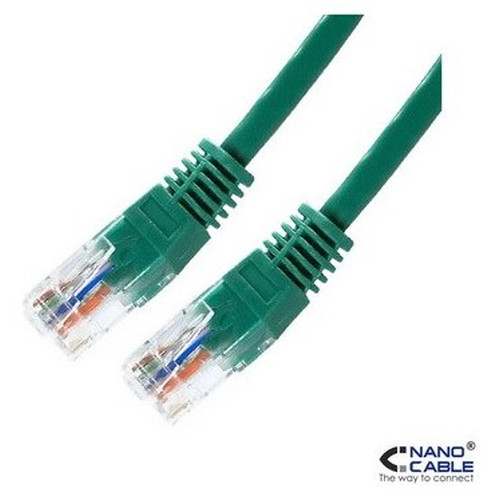 RJ-45, Cat5e, UTP, AWG 24, Verde, 0.5m-SX2 RJ-45, Cat5e, UTP, AWG 24, Verde, 0.5m
