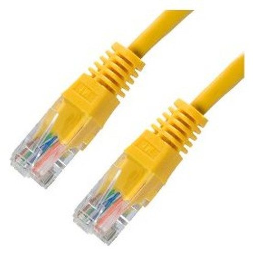 RJ-45, Cat5e, UTP, AWG 24, Amarillo, 1m