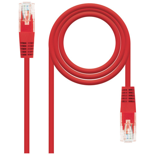 RJ-45, Cat5e, UTP, AWG 24, Rojo, 2m-SX2 RJ-45, Cat5e, UTP, AWG 24, Rojo, 2m