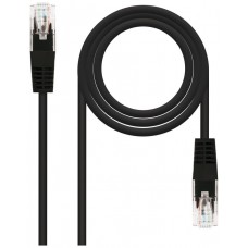 RJ-45, Cat5e, UTP, AWG 24, Negro, 10m