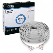 Cat 5e, UTP, AWG24, rigido, 100m