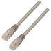 NANOCABLE Cable de red latiguillo RJ45 LSZH Cat.6 UTP AWG24, Gris, 3.0m