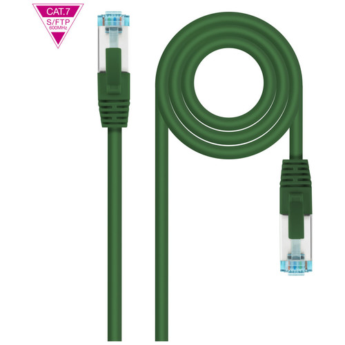 NANOCABLE CABLE RED CAT.7 LSZH SFTP PIMF AWG26 VERDE 50 CM-SX2 NANOCABLE CABLE RED CAT.7 LSZH SFTP PIMF AWG26 VERDE 50 CM