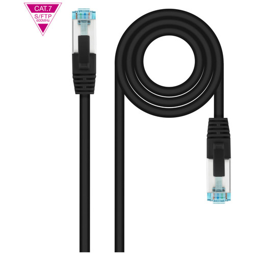 NANOCABLE CABLE RED CAT.7 LSZH SFTP PIMF AWG26 NEGRO 30 CM-SX2 NANOCABLE CABLE RED CAT.7 LSZH SFTP PIMF AWG26 NEGRO 30 CM