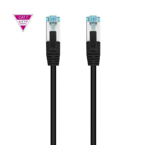 NANOCABLE CABLE RED CAT.7 LSZH SFTP PIMF AWG26 NEGRO 1 M-SX2 NANOCABLE CABLE RED CAT.7 LSZH SFTP PIMF AWG26 NEGRO 1 M