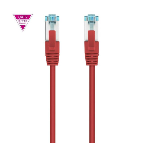 NANOCABLE CABLE RED CAT.7 LSZH SFTP PIMF AWG26 ROJO 1 M