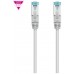 CABLE DE RED LATIGUILLO 600MHZ LSZH SFTP PIMF CAT7 AWG26 2 M GRIS NANOCABLE (Espera 4 dias)