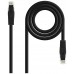 Nanocable Cable de red latiguillo RJ45 LSZH Cat.6A UTP AWG24, Negro, 0.5m (Espera 4 dias)