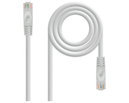 CABLE RED LATIGUILLO RJ45 LSZH CAT.6A UTP AWG24 GRIS