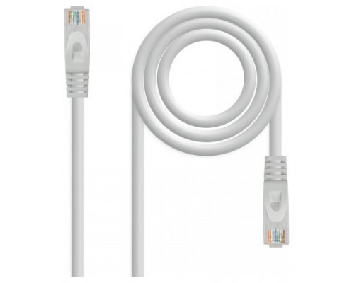 CABLE DE RED LATIGUILLO RJ45 UTP CAT6A AWG24 7 M GRIS NANOCABLE (Espera 4 dias)