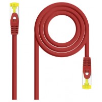 CABLE RED LATIGUILLO RJ45 LSZH CAT.6A SFTP AWG26 ROJO