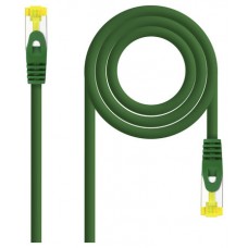 CABLE DE RED LATIGUILLO RJ45 SFTP CAT6A AWG26 2 M VERDE NANOCABLE (Espera 4 dias)