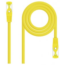 CABLE DE RED LATIGUILLO RJ45 SFTP CAT6A AWG26 3 M AMARILLO NANOCABLE (Espera 4 dias)