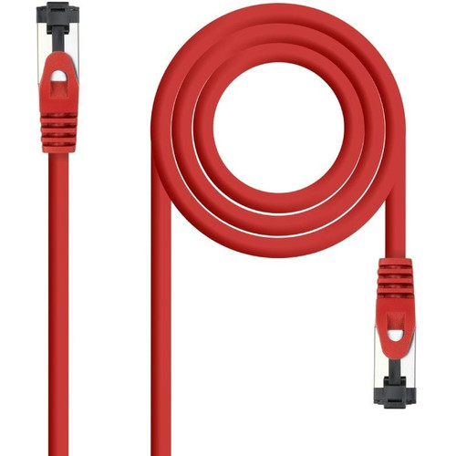 NANOCABLE CABLE RED CAT.8.1 2GHZ LSZH SSTP AWG26 ROJO 1 M-SX3 NANOCABLE CABLE RED CAT.8.1 2GHZ LSZH SSTP AWG26 ROJO 1 M